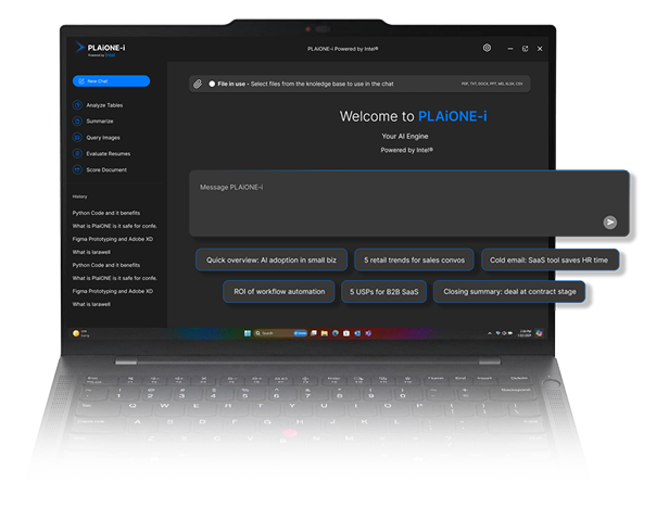Intel AI PC optimized demos